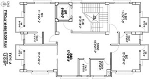 Typical (1st to 6th) Floor Plan